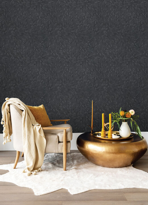 Agassiz Black Burst Wallpaper