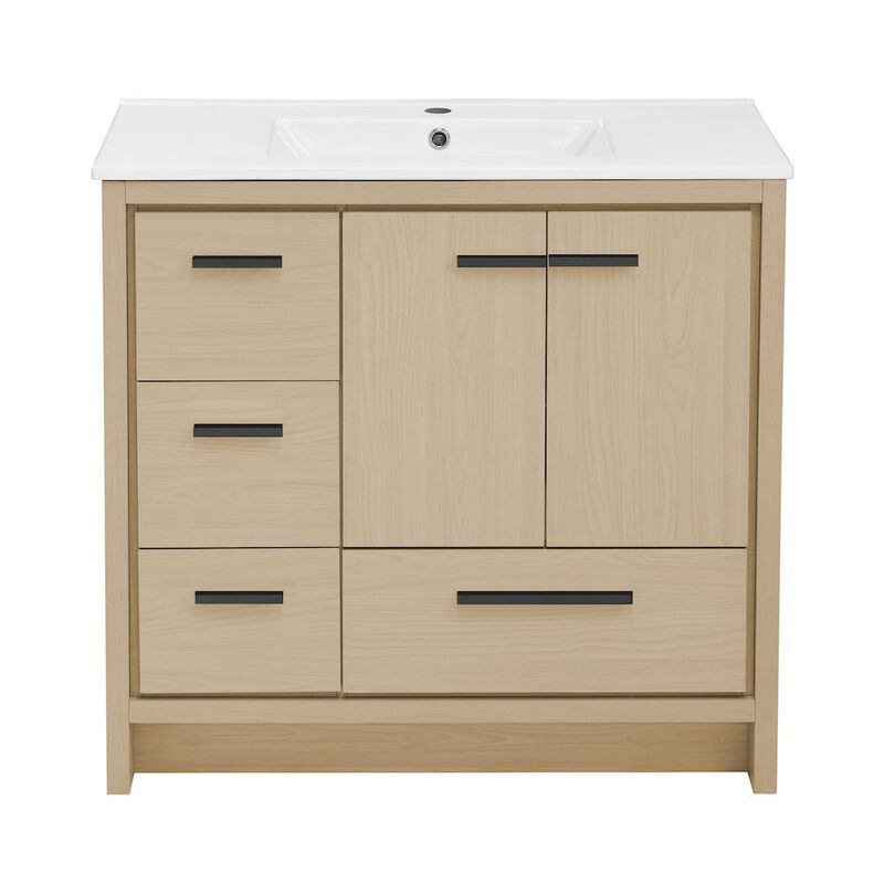 Virage 36" Freestanding Bathroom Vanity with Sink Top image number 0