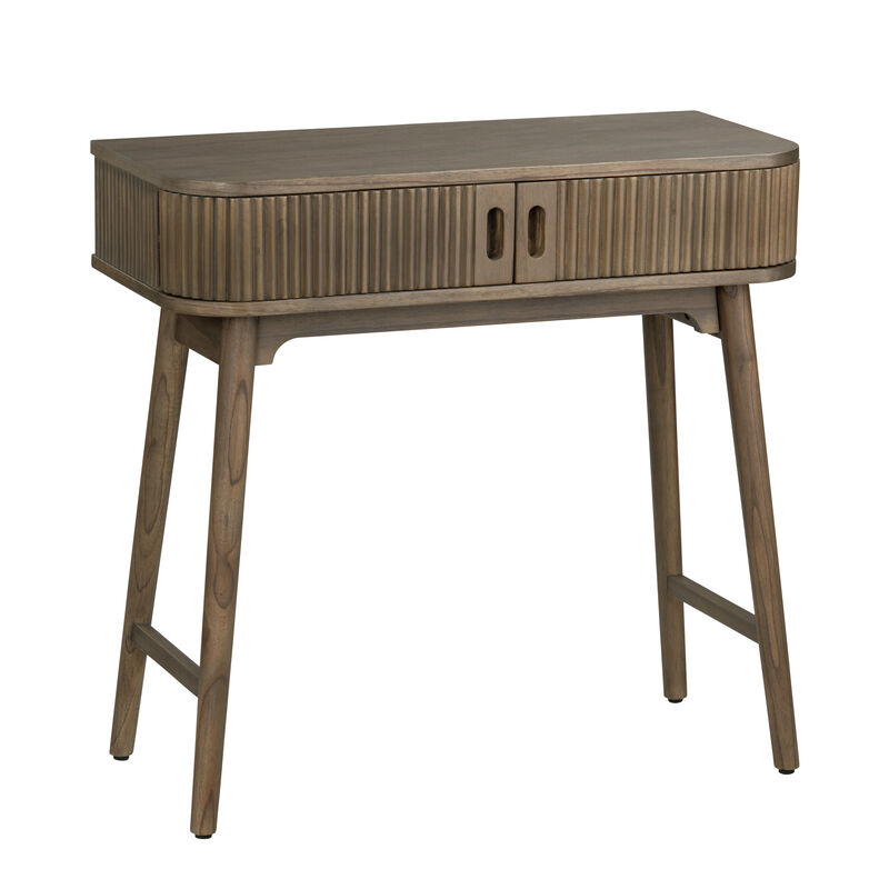 Chaplin 2 Door Brown Writing Desk image number 0