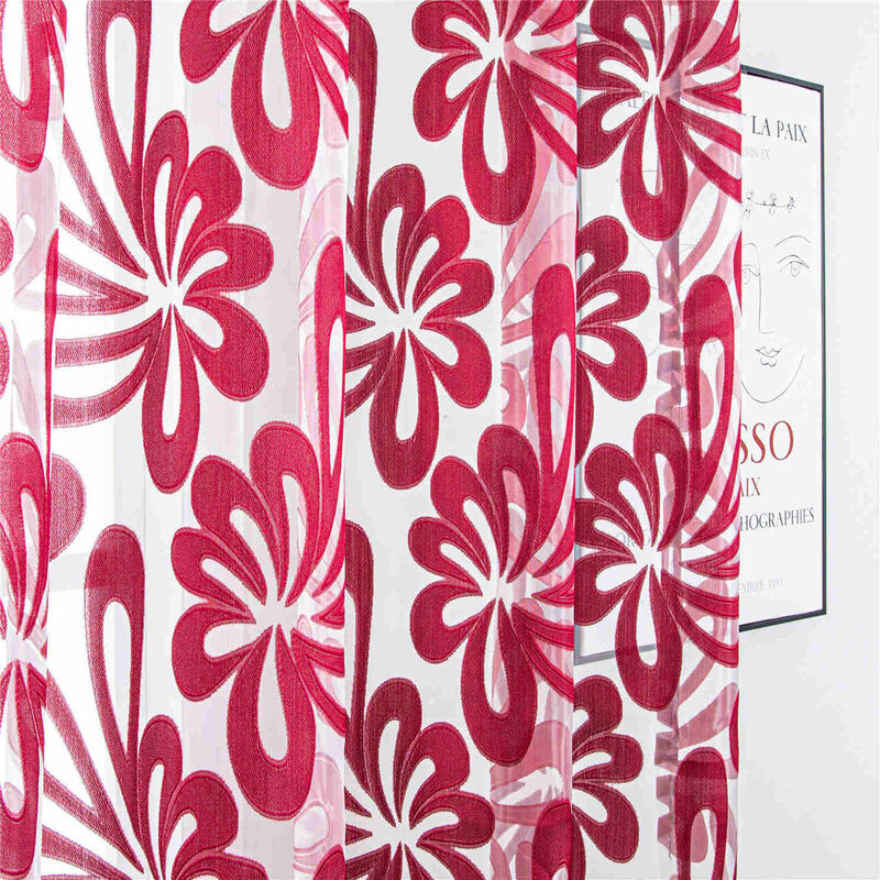 Dolce Mela Sheer Curtains Panel