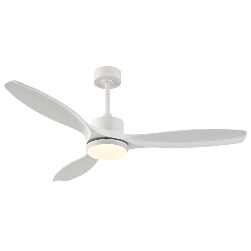 ELEMENT ACE 52-Inch Ceiling Fan with Dimmable Tri-Color LED Light, Reversible Quiet DC Motor, Remote Control, 3 ABS Blades Ideal for Bedroom Living Room Dining Areas image number 9
