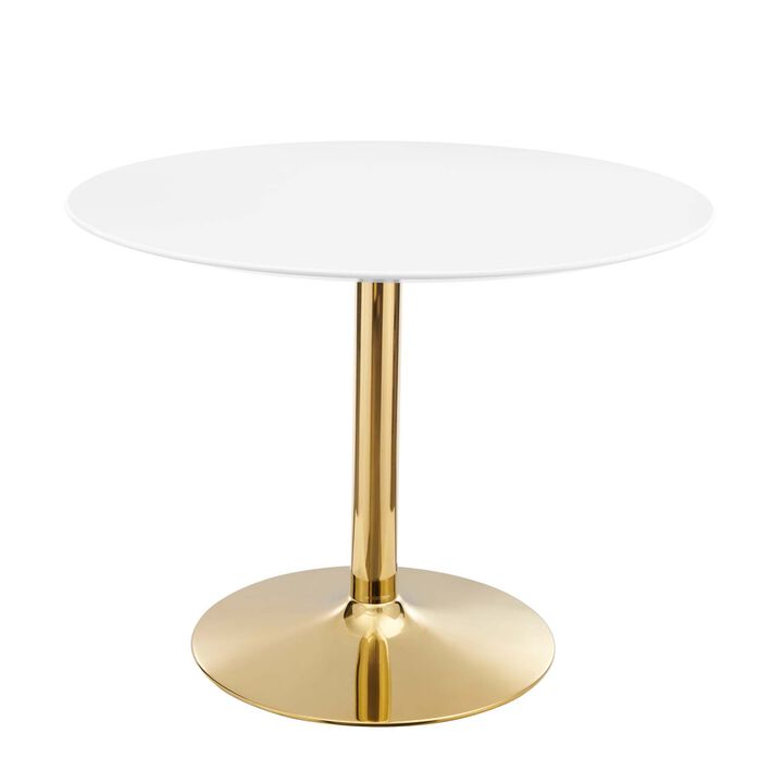 Modway - Verne 40" Dining Table Gold White