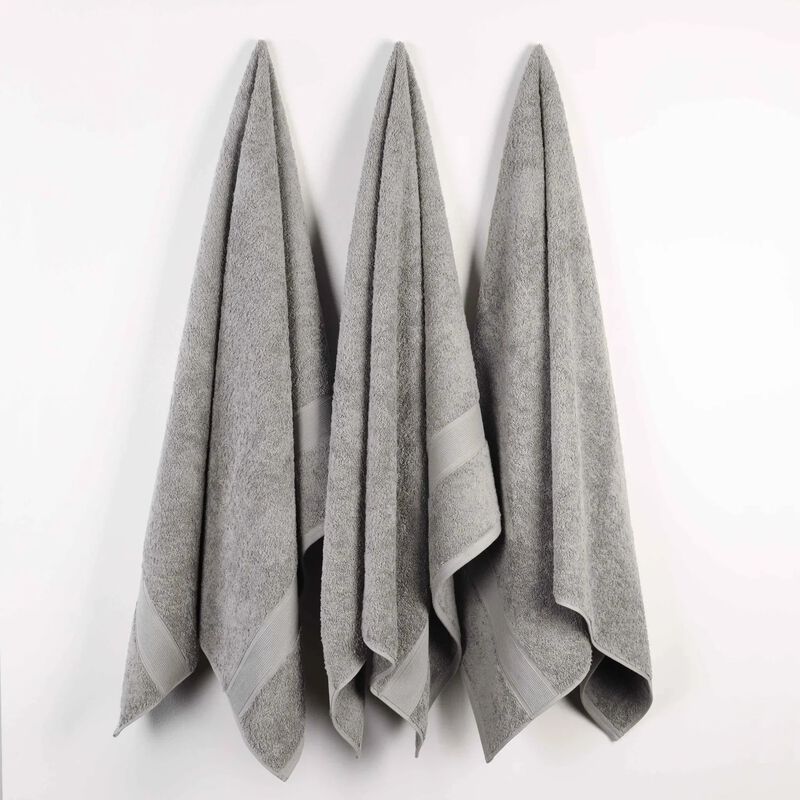 Organic Cotton Bath Towel Set of 3 &ndash; Medium Weight & Quick-Dry image number 2
