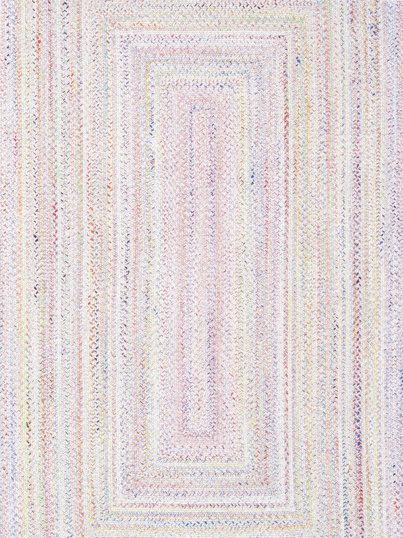 Pasargad Home Camilo Hand-Braided Blue Indoor/Outdoor Area Rug image number 2