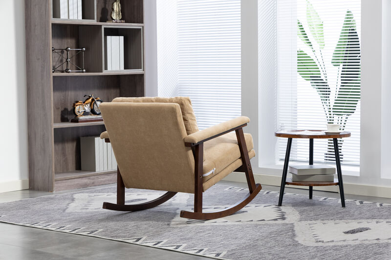 Cumsko Solid Wood rocking chair image number 4