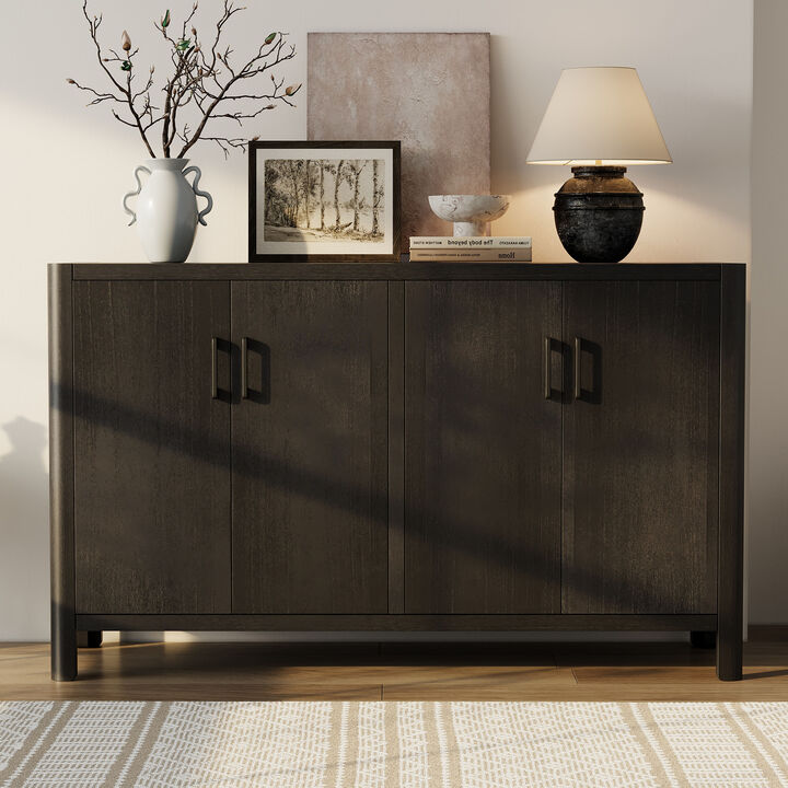 Merax Farmhouse Rustic Storage Cabinet Sturdy, Safe & Stylish Organization