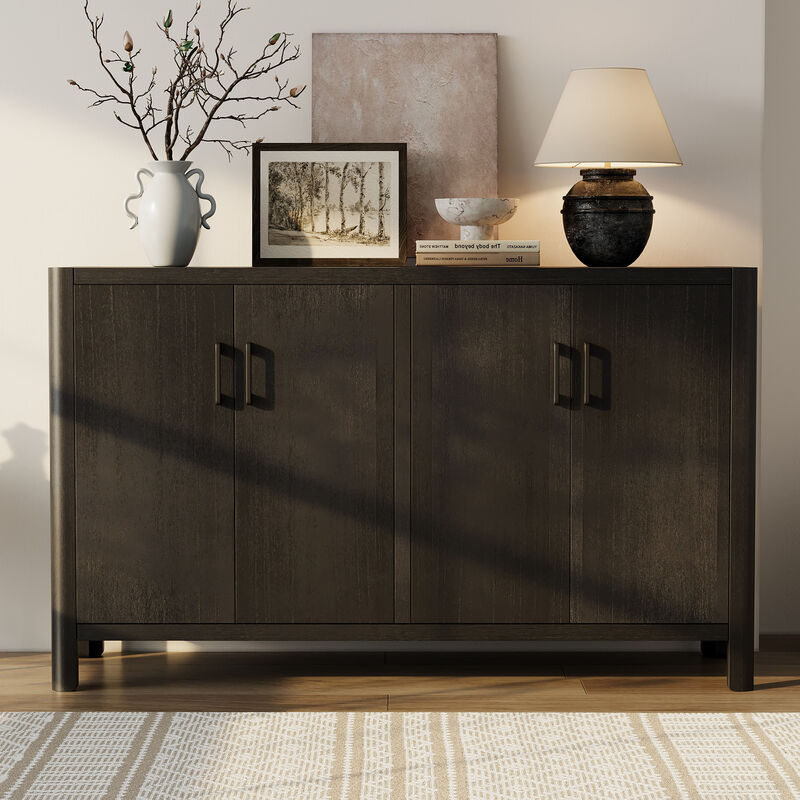 Farmhouse Rustic Storage Cabinet image number 1