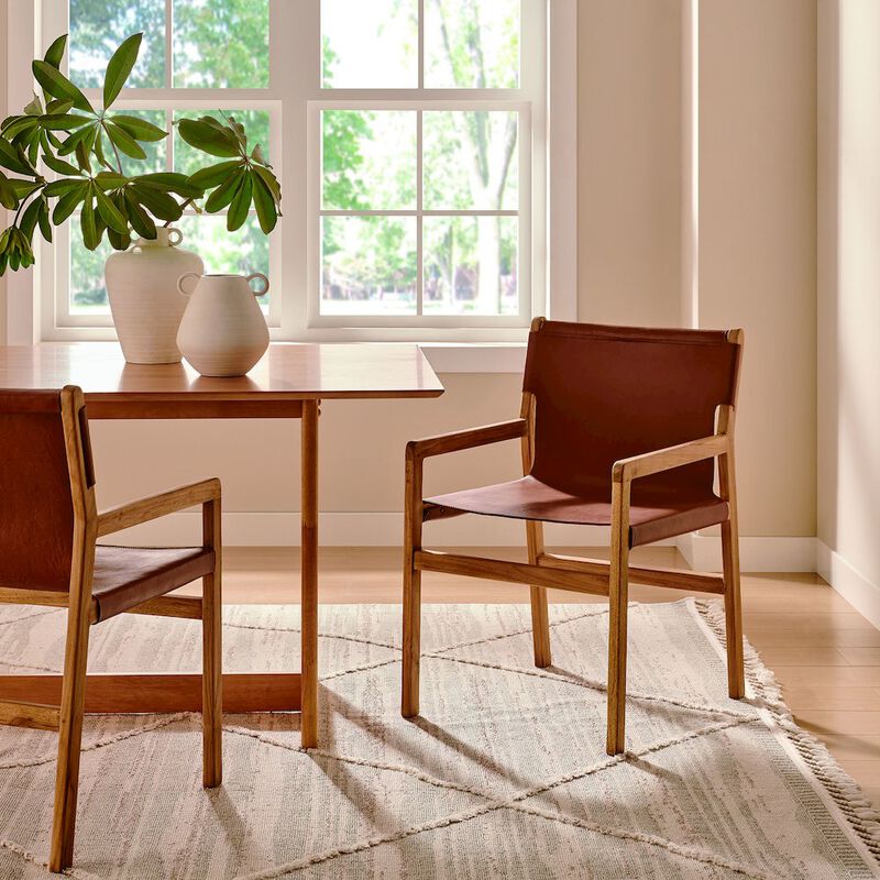 Sonora Leather Dining Chair image number 8