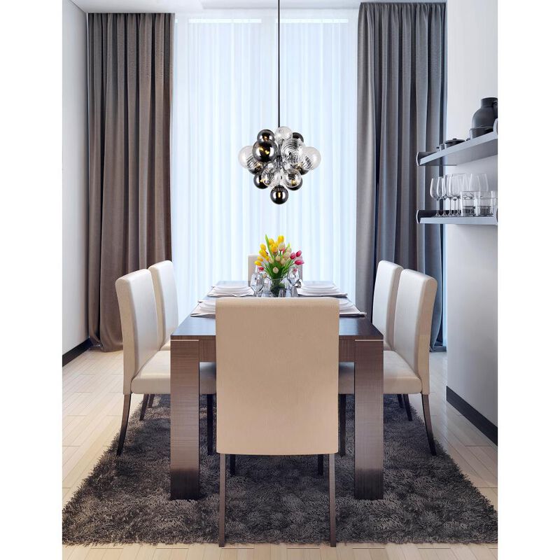 Pallocino 8 Light Chandelier With Chrome Finish