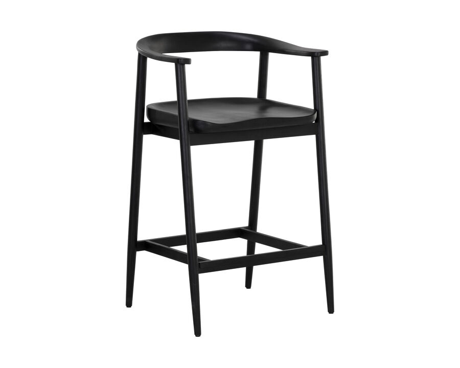 Jeremy Black Counter Stool
