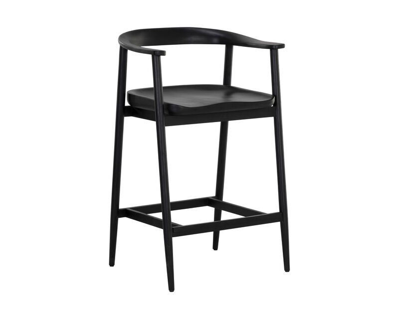 Jeremy Black Counter Stool