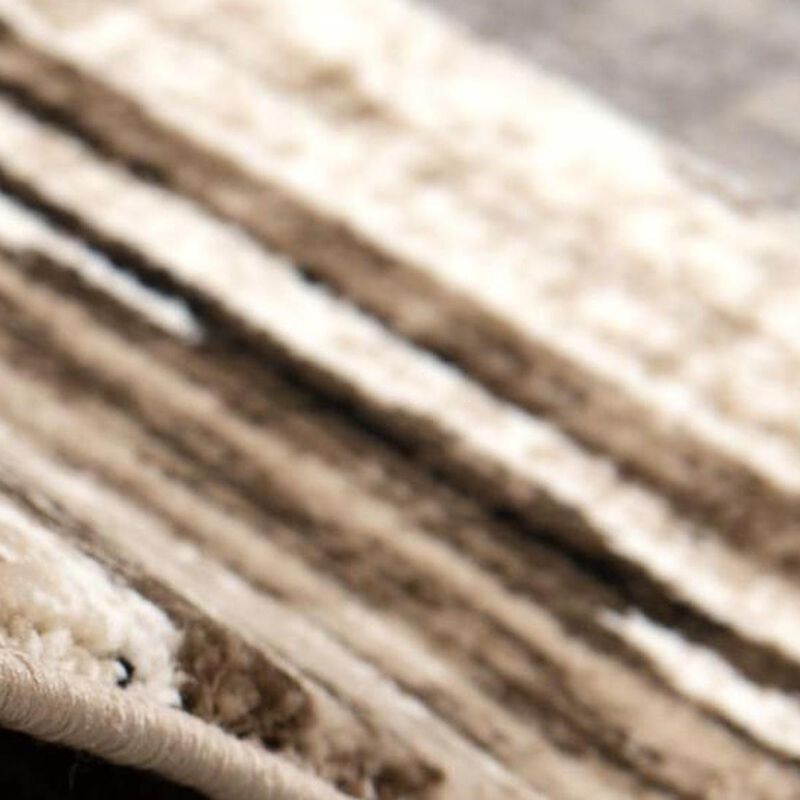 HomeRoots Abstract Washable Non Skid Area Rug image number 2