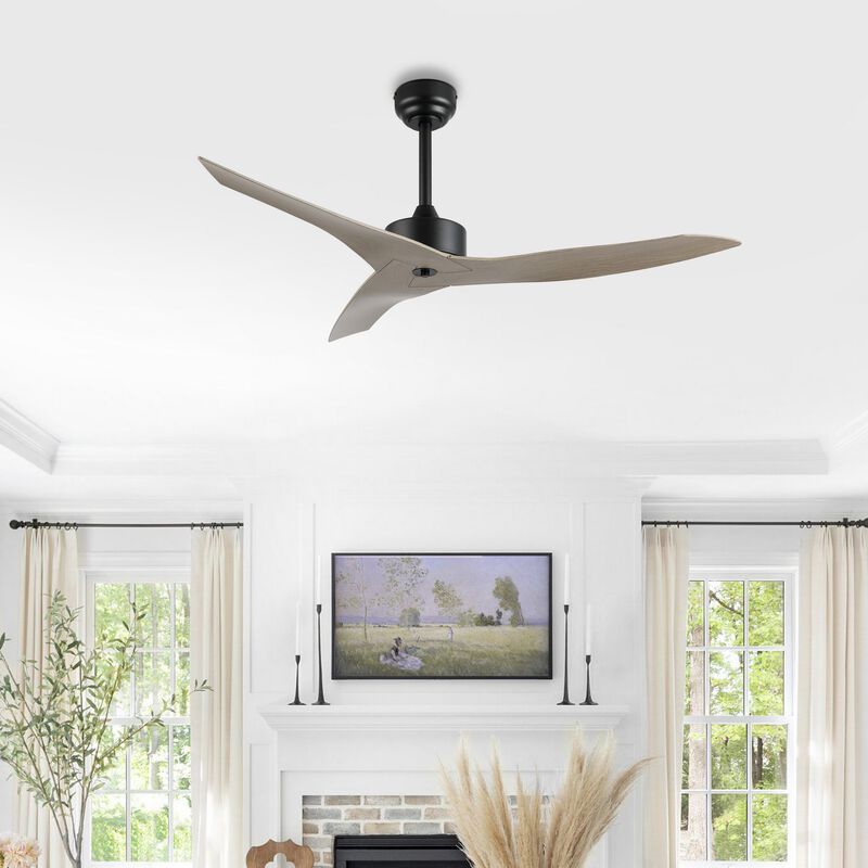 Aldrin Modern Minimalist Iron/Plastic Razor Ceiling Fan