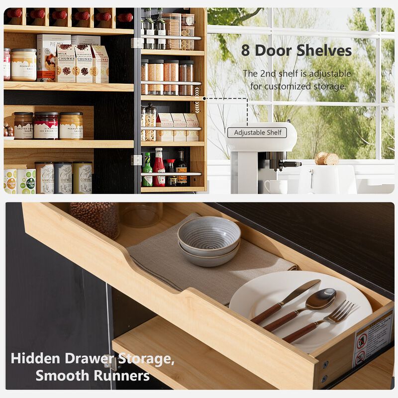 Peptex Kitchen Pantry Cabinet image number 7
