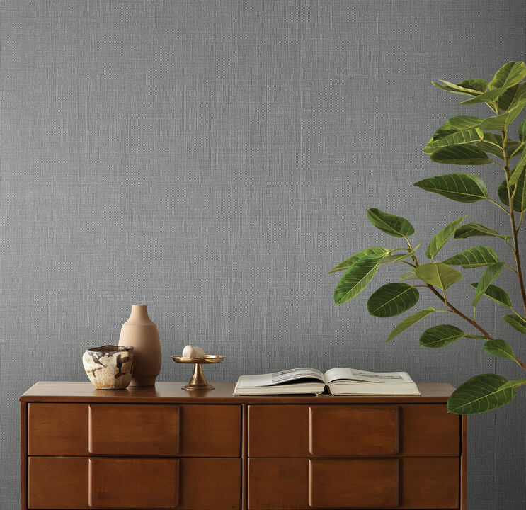 Meadowbrook Charcoal Wallpaper