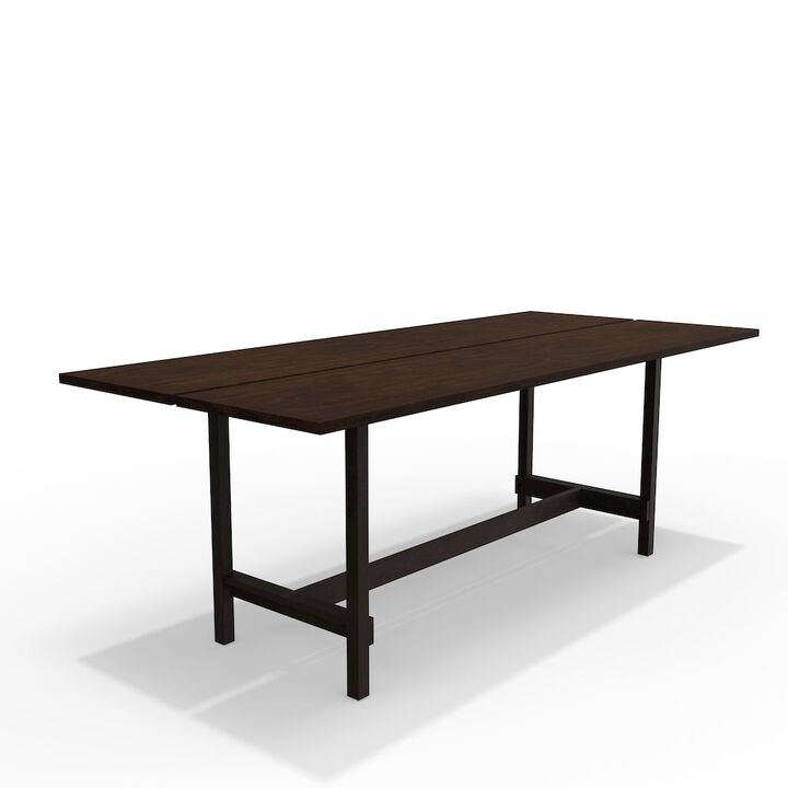 Jaslyn Split Top Dining Table - Walnut
