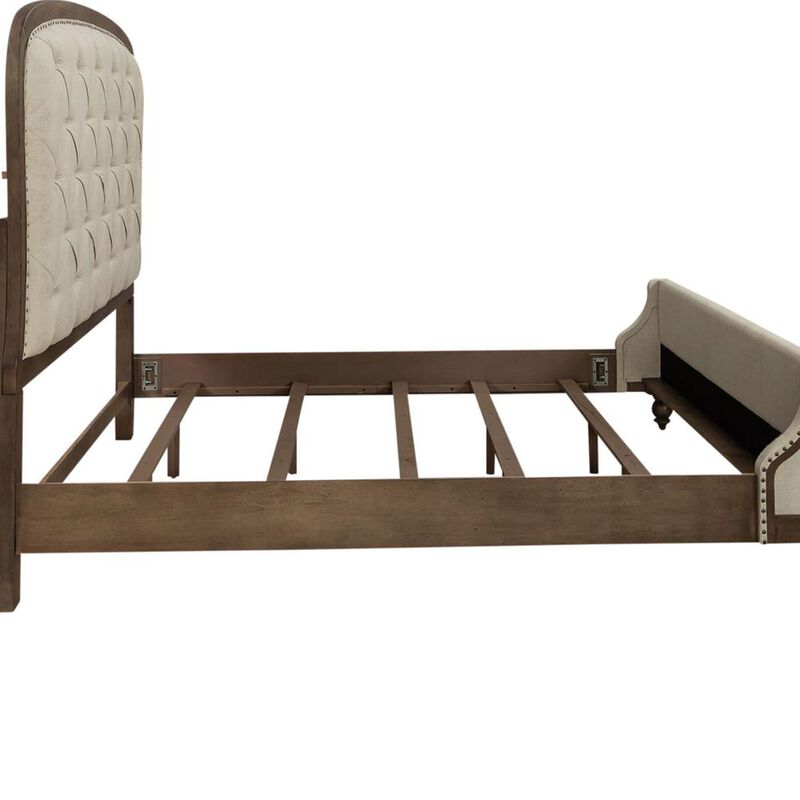 Liberty Furniture Americana Farmhouse Queen Shelter Bed in Dusty Taupe image number 3