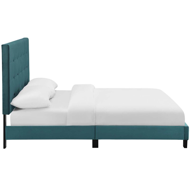 Modway - Melanie Full Tufted Button Upholstered Performance Velvet Platform Bed image number 3