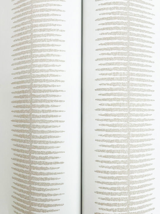 Tandem Stripe Taupe Wallpaper