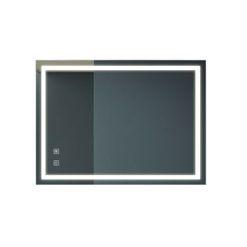 ELEMENT ACE 32x24 Inch Bathroom LED Vanity Mirror with Dimmable Touch and Anti-Fog Technology image number 0