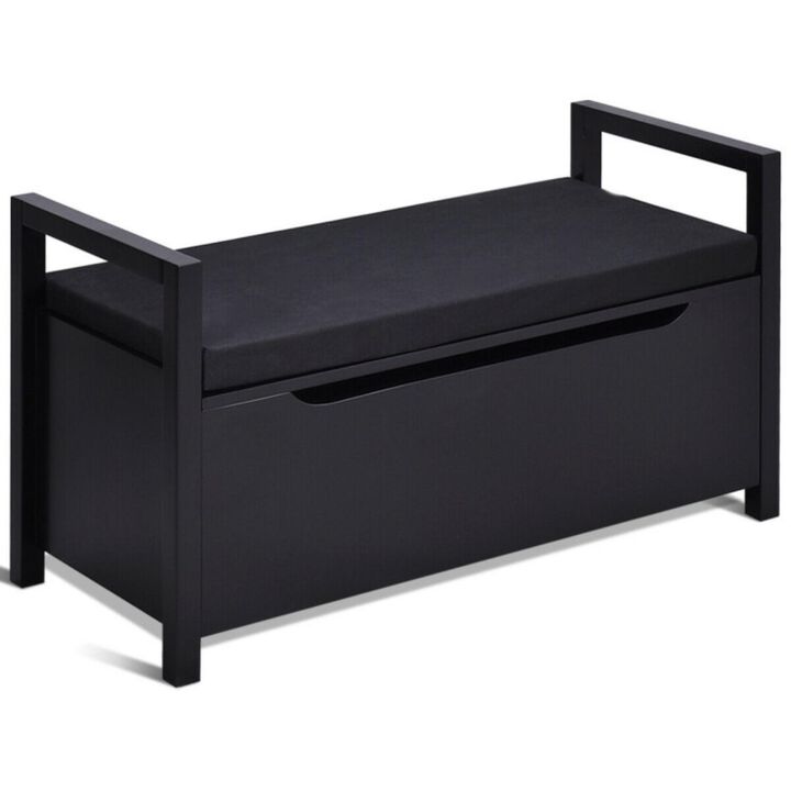 Hivvago Shoe Storage Bench with Cushion Seat
