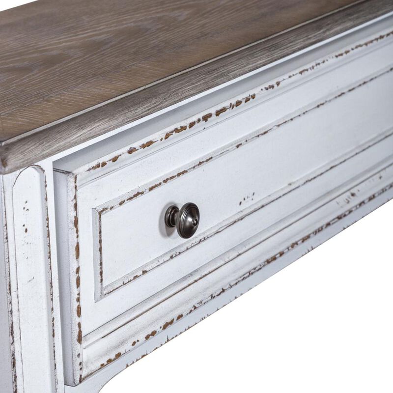 Liberty Furniture Magnolia Manor 72 Inch Hall Console Table in Antique White image number 7