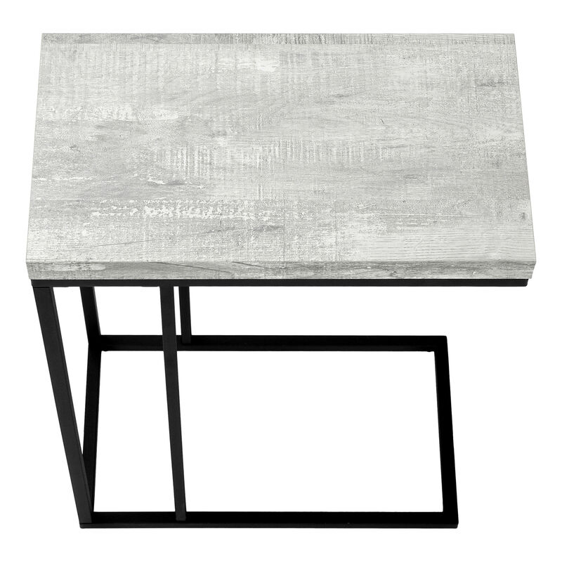 Contemporary MDF & Metal Accent Table &ndash; Space-Saving Side Table with Sturdy Base image number 2