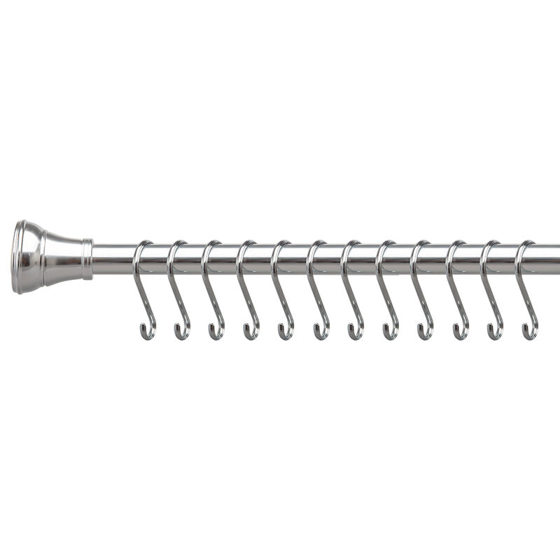 Zinc Shower Curtain Hooks, Set of 12 image number 2