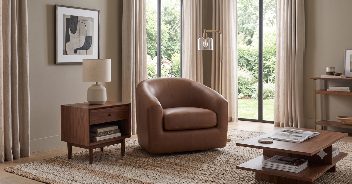 Russet Swivel Chair