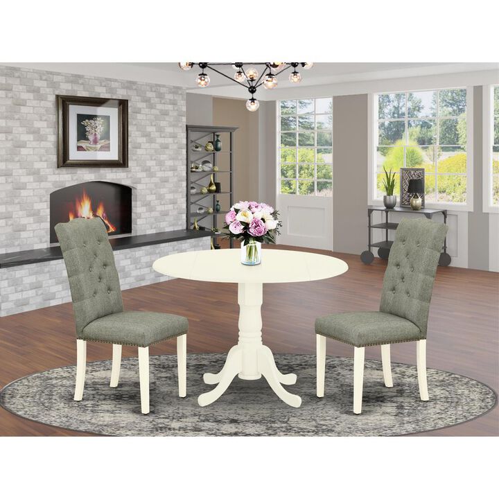 Dining Room Set Linen White