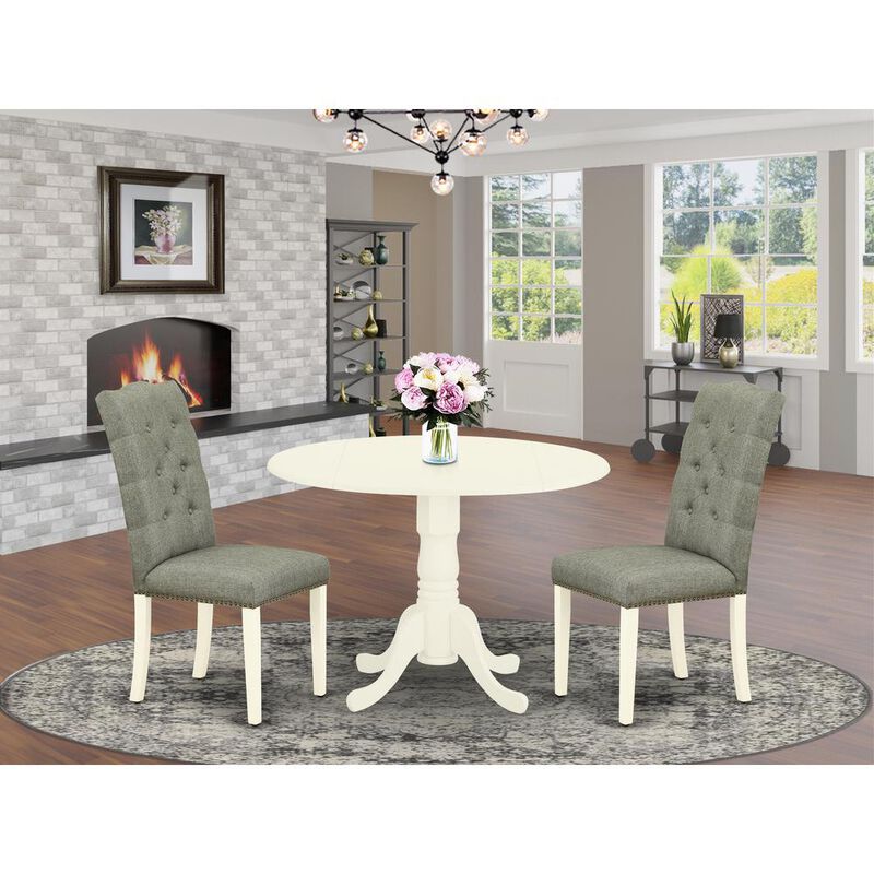 Dining Room Set Linen White