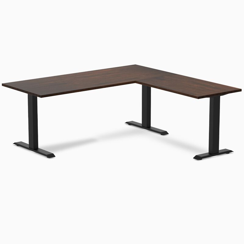Desky Zero Rubberwood L-Shape Office Desk image number 9
