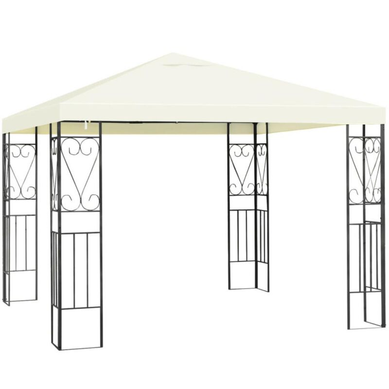 Hivvago 10 x 10 Feet Patio Gazebo Canopy Tent Garden Shelter