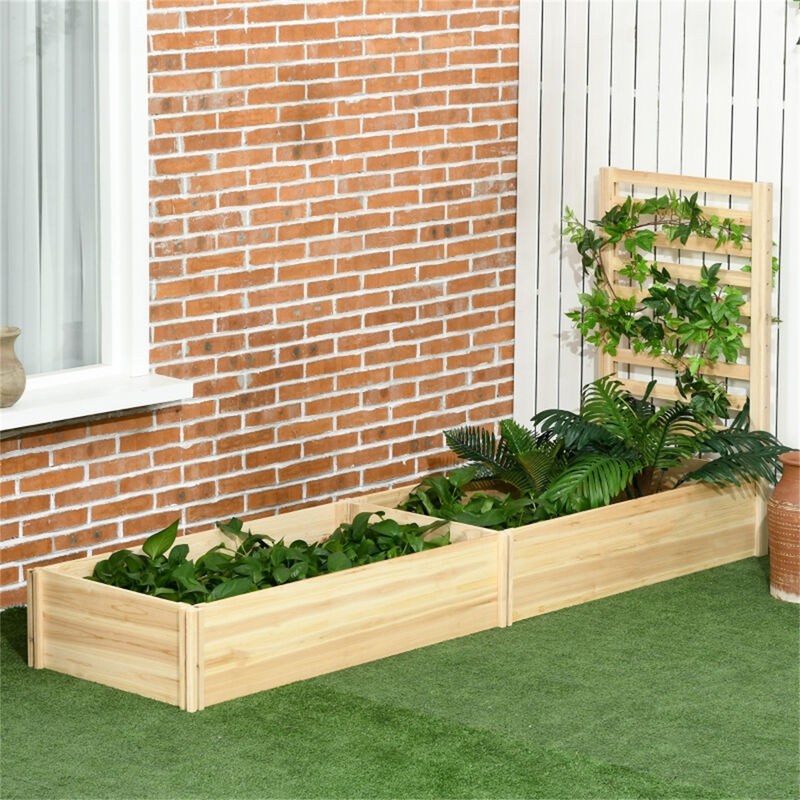 Wooden Planter Flower shelf, Wood Planter Box