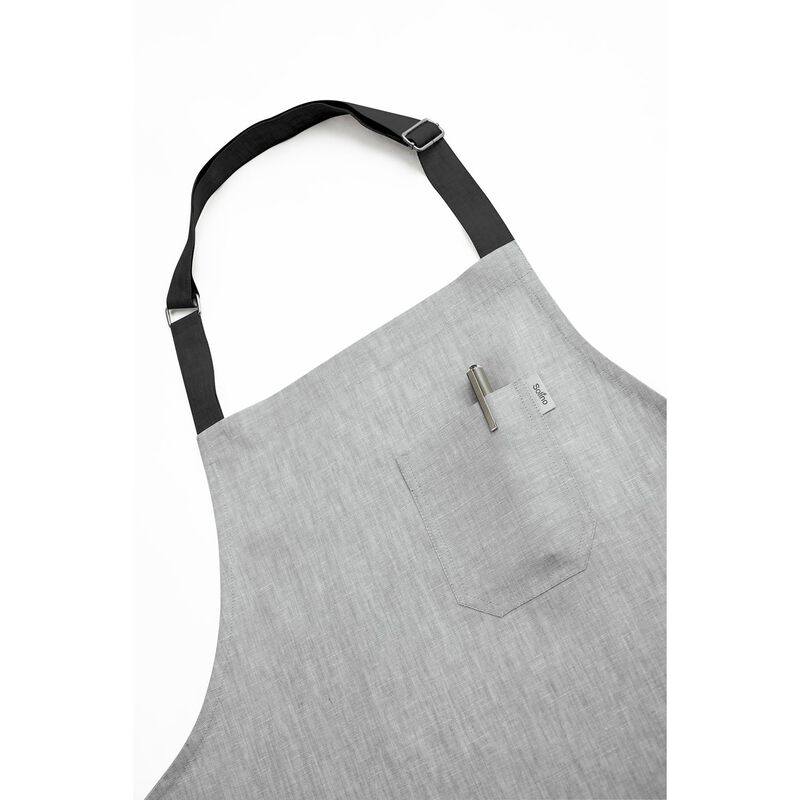 Solino Home 100% Pure Linen Linen Apron - Kitchen Linen