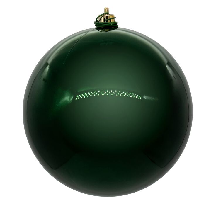 Vickerman 3" Midnight Green Pearl UV Drilled Ball Ornament, 12 per Bag.