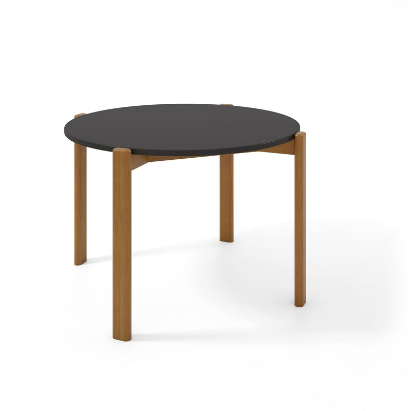 Gales Black Round Dining Table