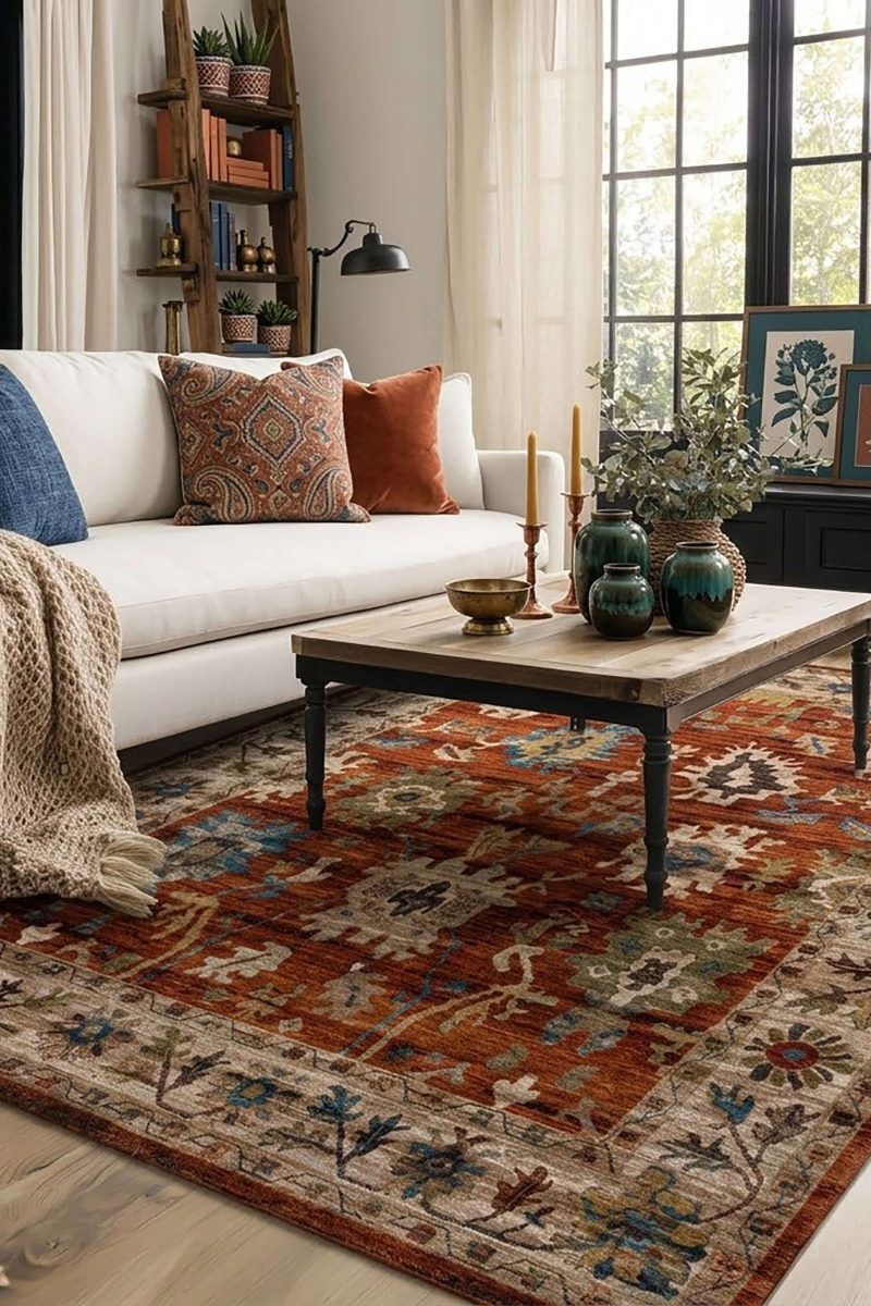Liora Othello Cinnabar 9' x 12' Rug image number 1
