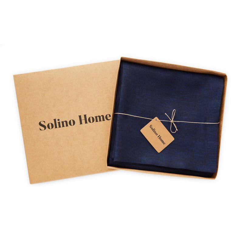 Solino Home 100% Pure Linen Curtain - Linen Curtain