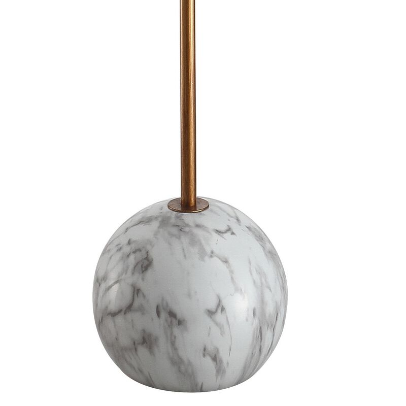 Miami Minimalist Resin/Metal LED Floor Lamp
