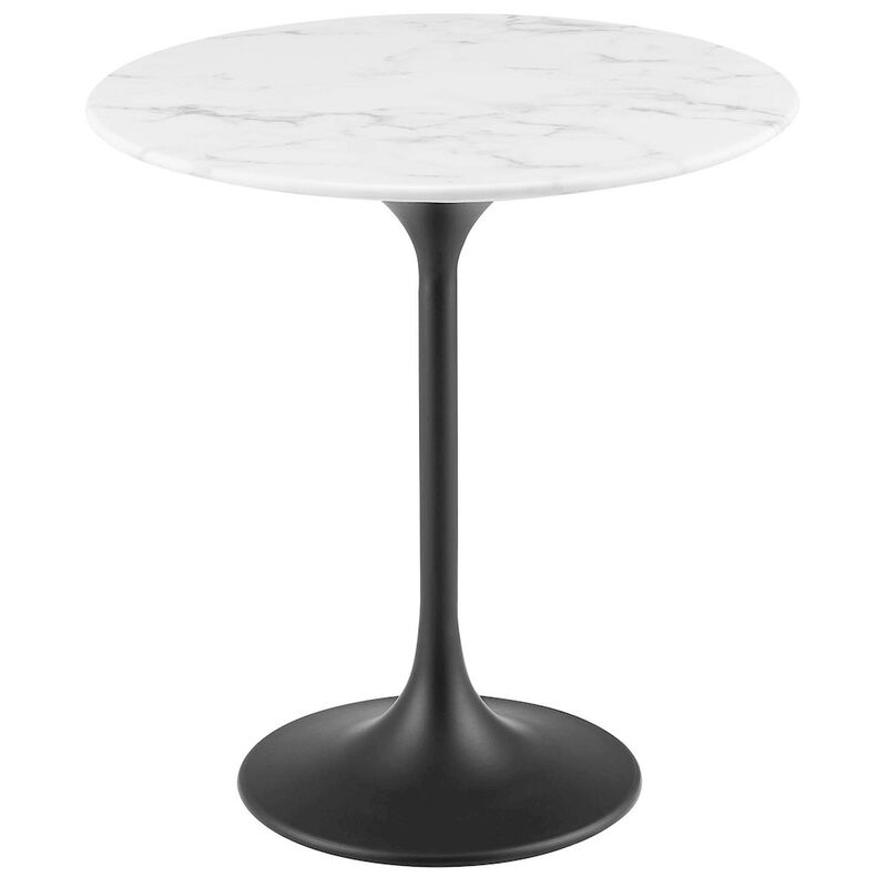 Lippa 20" Round Faux Marble Side Table image number 0