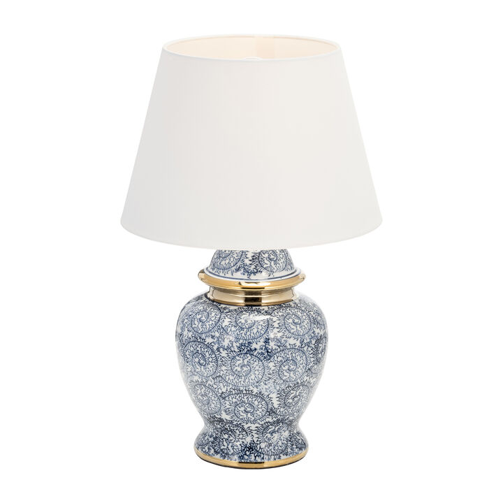 Ceramic Chinoiserie Table Lamp