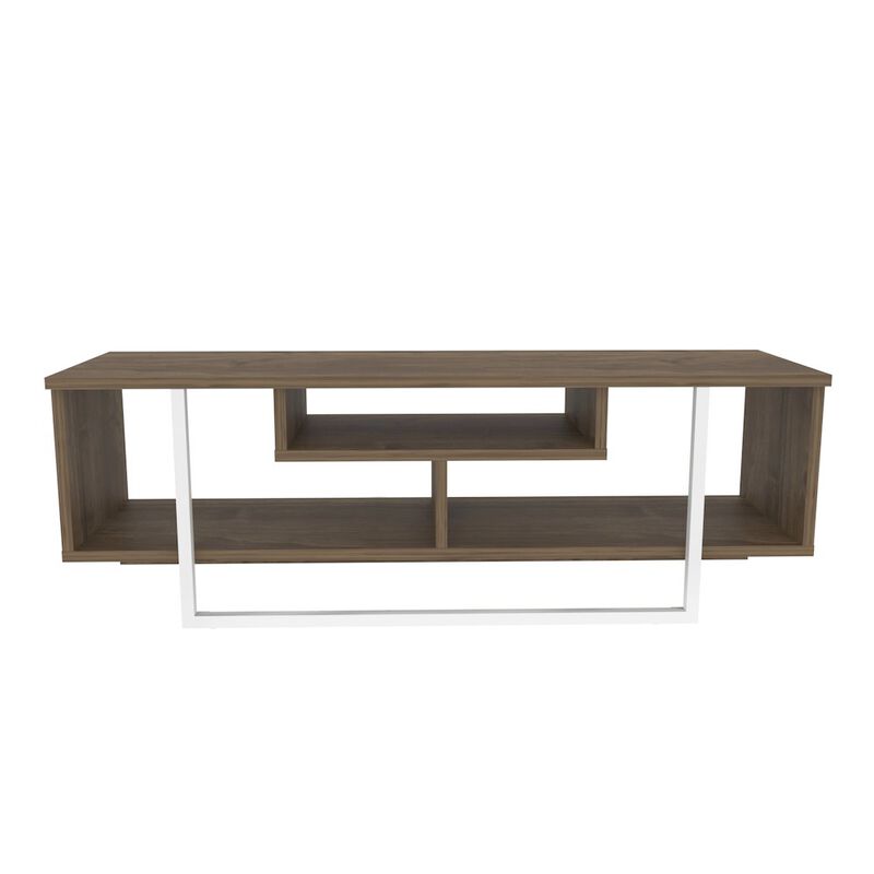 Decorotika Asal 47 Tv  Stand - Walnut White