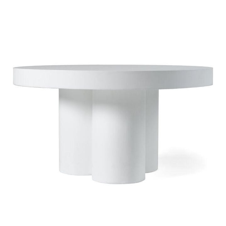 Modrest Bruni - Modern White Concrete Coffee Table