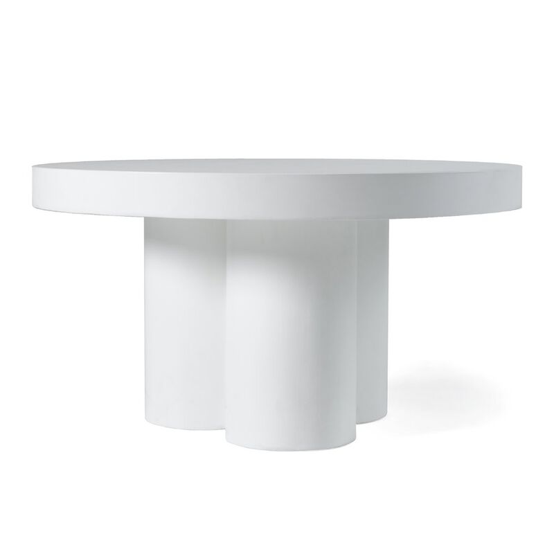 Modrest Bruni - Modern White Concrete Coffee Table