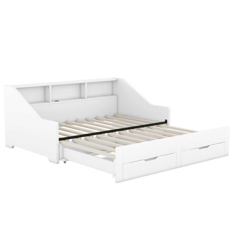 Merax Daybed Bed Frame with Storage image number 5