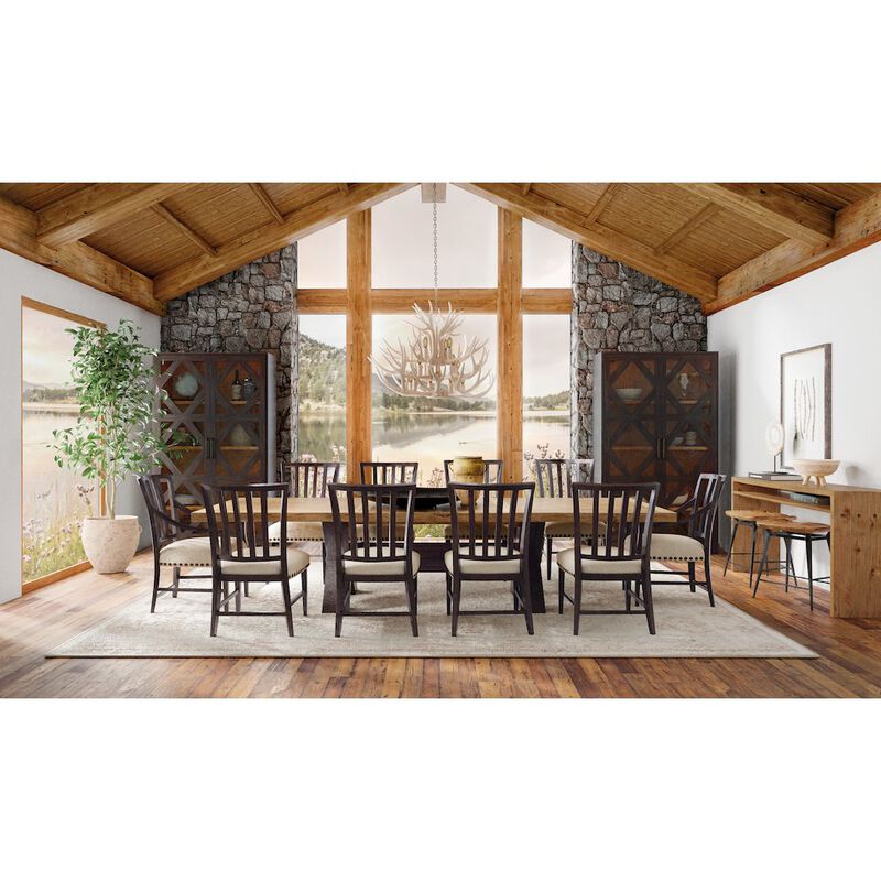 Hooker Furniture Big Sky Wood and Fabric Side Chair image number 4