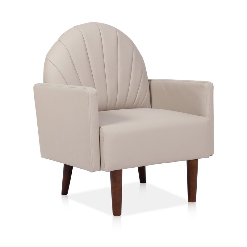 Stebab Pu Leather Accent Chair image number 0