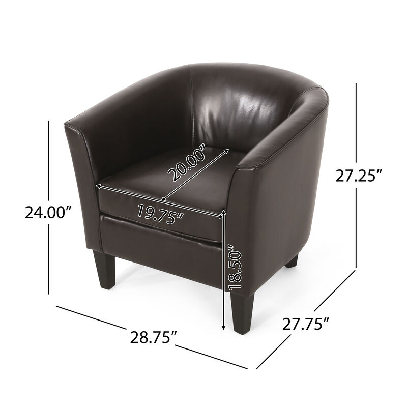 Merax PU Club Chair Accent Chair