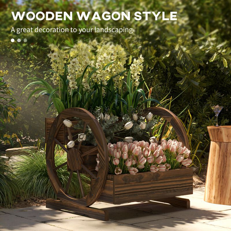 Hivvago Tiered Garden Bed Planter Box image number 3